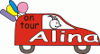 Window Color Bild - on tour - Auto mit Namen - Alina