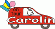 Window Color Bild - on tour - Auto mit Namen - Carolin