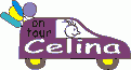 Window Color Bild - on tour - Auto mit Namen - Celina