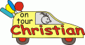 Window Color Bild - on tour - Auto mit Namen - Christian