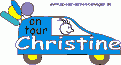 Window Color Bild - on tour - Auto mit Namen - Christine