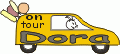 Window Color Bild - on tour - Auto mit Namen - Dora