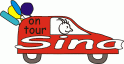 Window Color Bild - on tour - Auto mit Namen - Sina