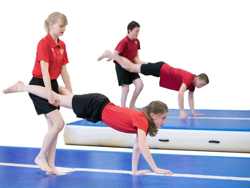AirTrack beim Schulsport