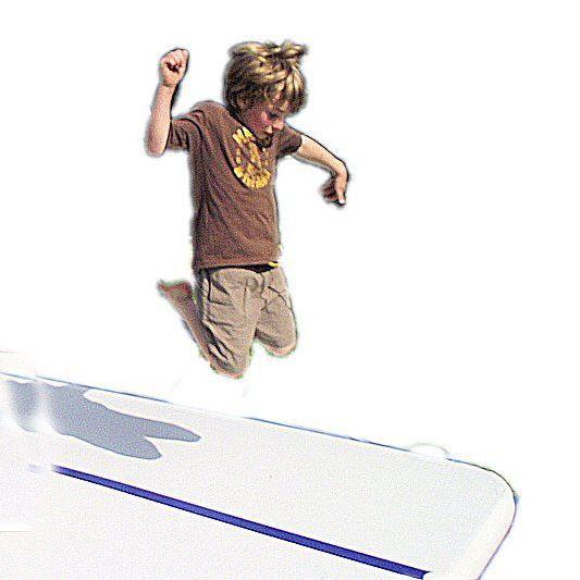 Sprung-Übungen - Kinderturnübungen mit AirTrack