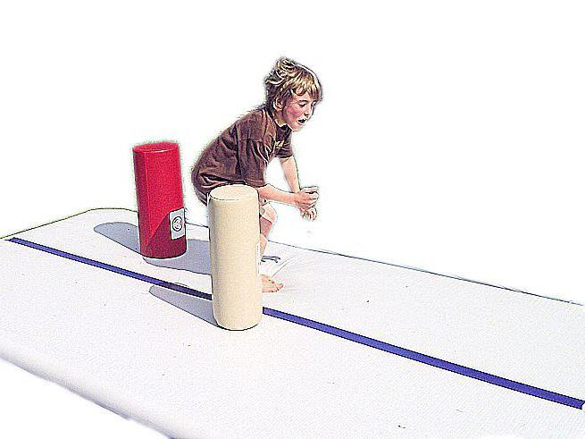 Trampolin Turnmatte Gazelle - Kinderturnübungen mit AirTrack