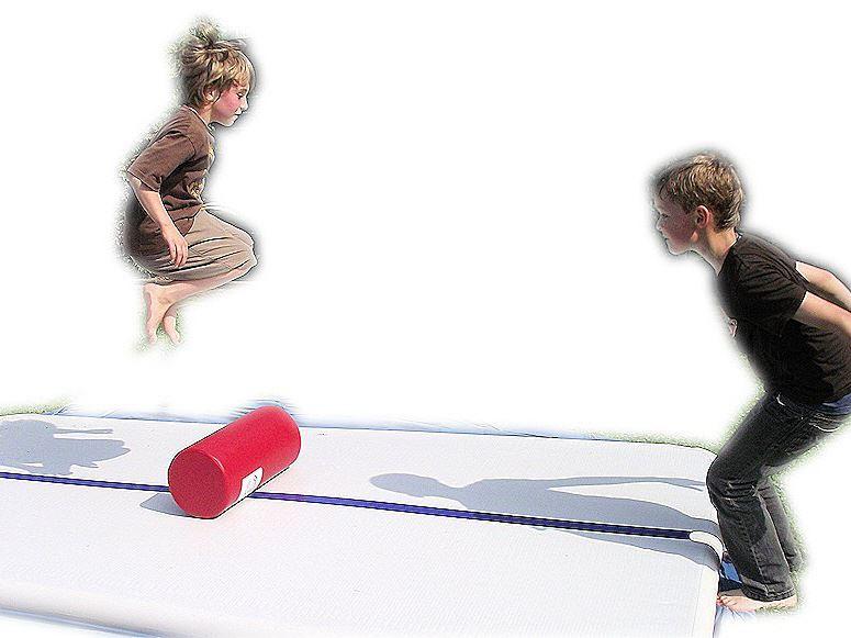 Trampolin Turnmatte Rolle - Kinderturnübungen mit AirTrack