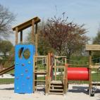 Kletterspiellandschaft - Außenspielgerät zum Klettern, Rutschen, Hangeln