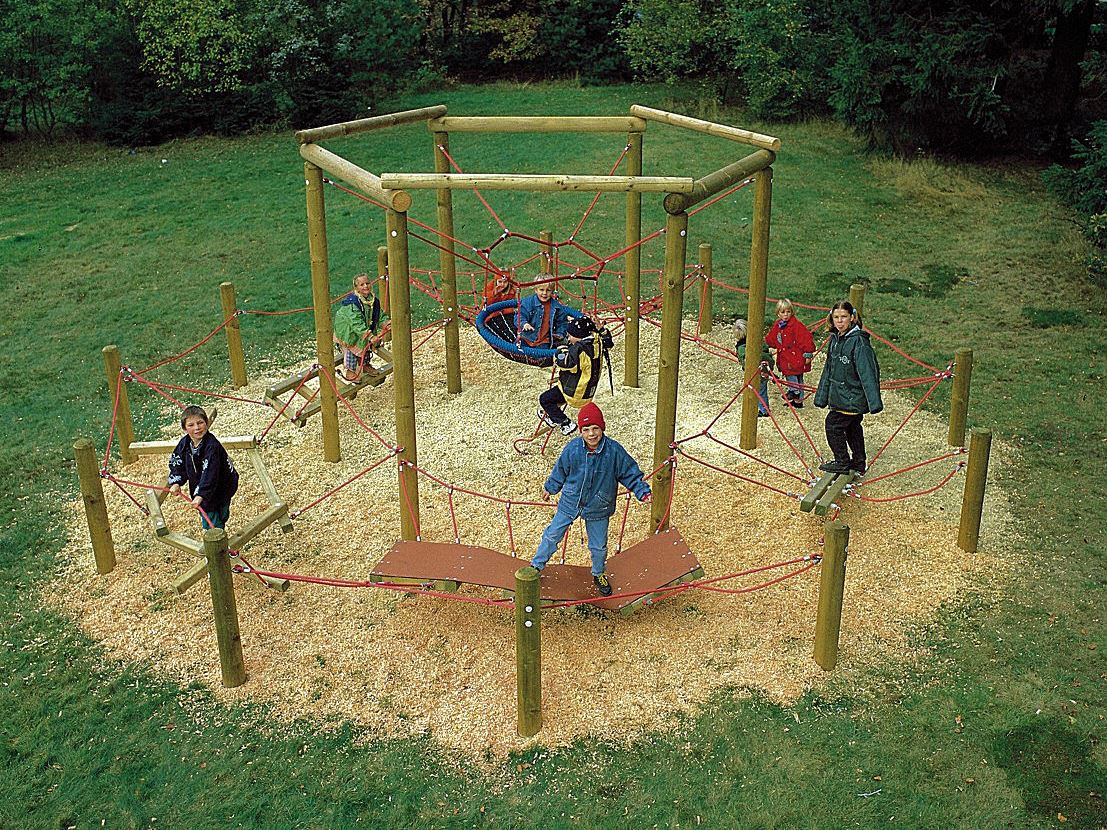 Motorik-Segmente Komplettanlage auf Spielplatz