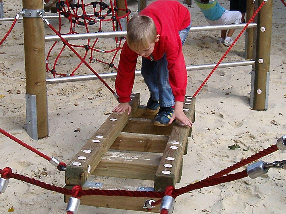 Motorik-Segment Räuberleiter - Außenspielanlage für den Schulhof und Spielplatz