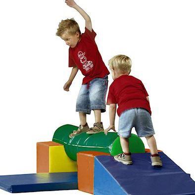 Motorik-Bausteine - Bewegungselemente - Von der Firma Bänfer wurden die speziellen Motorik-Bausteine / Großbausteine für die Bewegungsmotorik der Kinder entwickelt  Motorik-Bausteine - Bewegungselemente - gefertigt in Deutschland