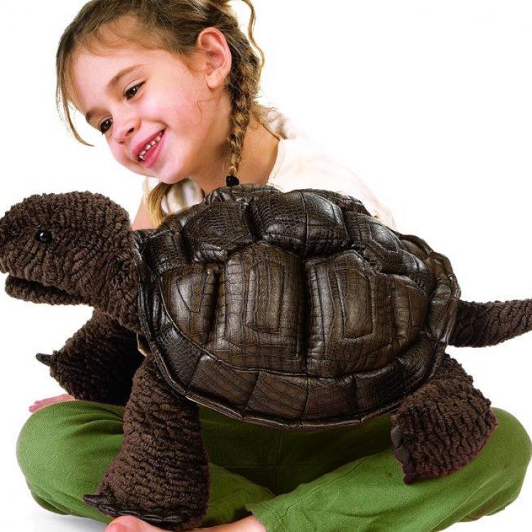 Folkmanis Tier-Handpuppe - Galapagos Schildkröte