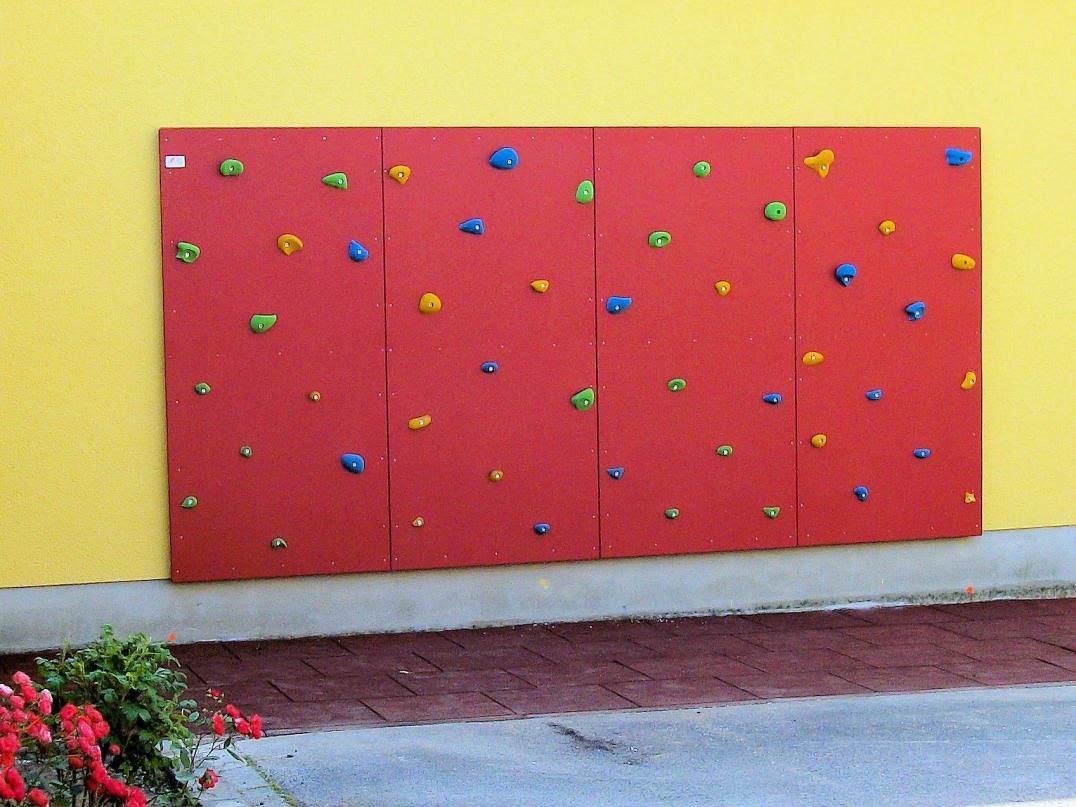 Klettergriffe auf Platten