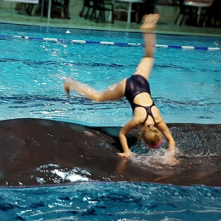 Wasserlaufmatte - Übung Radschlag